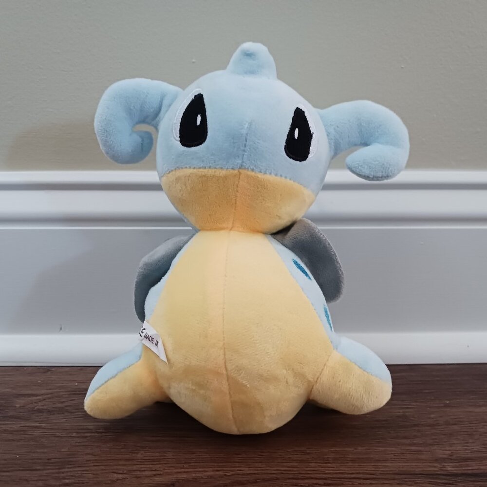 Pokemon Plush 7" LAPRAS Plush Soft Stuffed Animal Toy‎ Window Cling Suction Cup